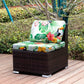 1pc Outdoor Bedruckte Tierblätter Florale Boho-Stil Kokosnuss Bedruckte Sofabezug Couchbezug Möbel Schutzbezug Wohnkultur Sofa Schoner