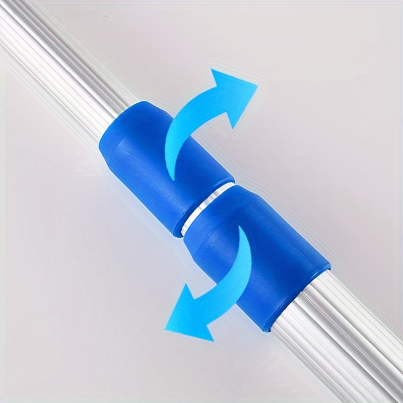 1 Stück Pool Skimmer Poolnetz 3-teilige Stange, Pool Skimmer Netz mit feinem Maschengewebe, teleskopische Aluminiumstange, Kunststoffrahmen, ultrafeiner Pool Skimmer für Teiche, Fischteich, Whirlpool, 17"x35"