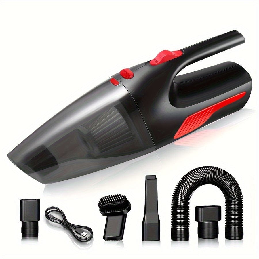 1 Stück, Leistungsstarker Handheld Wireless Auto-Staubsauger Mit Doppelverwendung Für Zuhause Und Auto, USB-Ladung, Kabellos, Mini Haushaltsstaubsauger Mit 4000mAh/44w/40dps