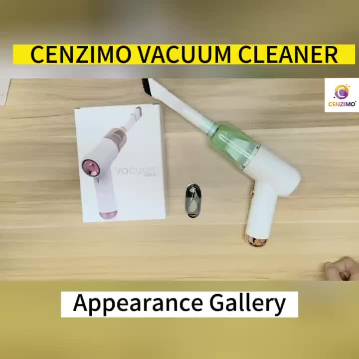 1 Stück Wiederaufladbarer Mini Staubsauger für Zuhause und Auto - Handheld und kabelloser Zwei-in-Eins Staubsauger