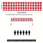 1 Stück Rot und Weiß Gingham Tischläufer, 13 × 72 Zoll Rot Buffalo Check Tischdecke Läufer für Bauernhaus Rustikal, 4. Juli Patriotische Weihnachten Hochzeit Outdoor Picknick Camping Party Tischdekoration