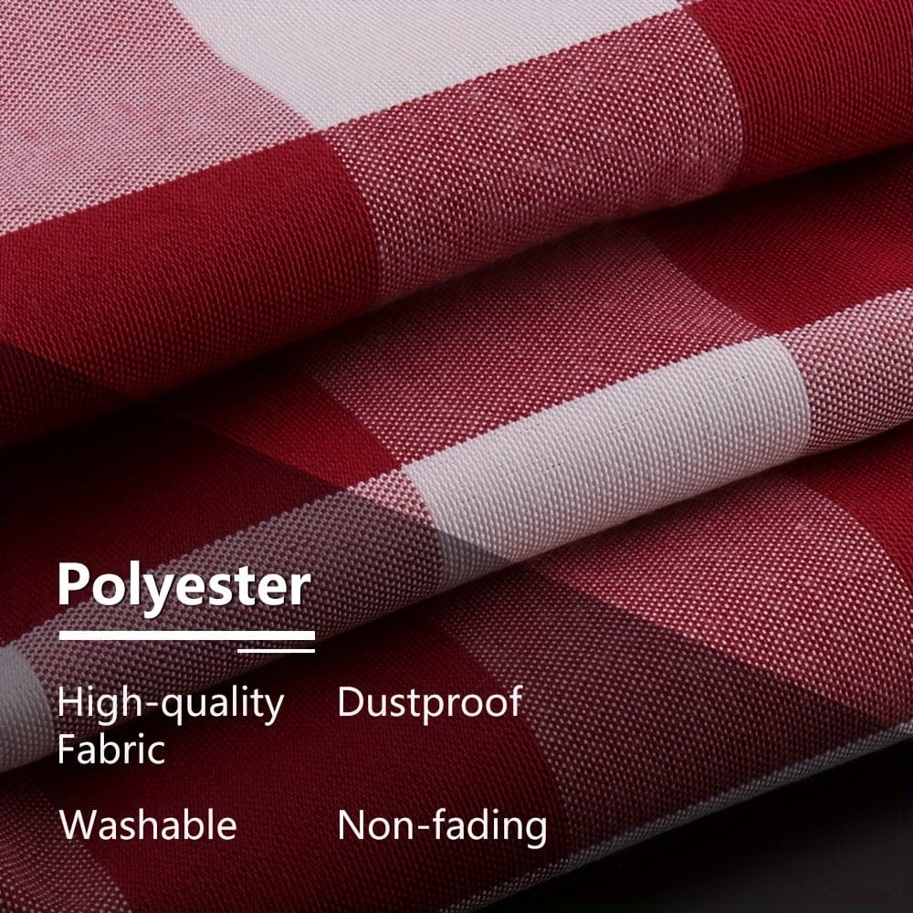 1 Stück Rot und Weiß Gingham Tischläufer, 13 × 72 Zoll Rot Buffalo Check Tischdecke Läufer für Bauernhaus Rustikal, 4. Juli Patriotische Weihnachten Hochzeit Outdoor Picknick Camping Party Tischdekoration