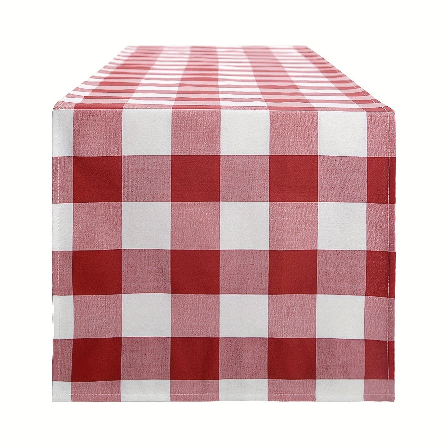 1 Stück Rot und Weiß Gingham Tischläufer, 13 × 72 Zoll Rot Buffalo Check Tischdecke Läufer für Bauernhaus Rustikal, 4. Juli Patriotische Weihnachten Hochzeit Outdoor Picknick Camping Party Tischdekoration