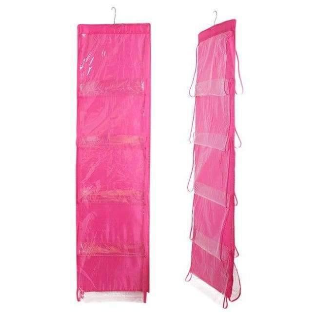 Kleiderschrank Hängender Lagerungsorganisator Kleiderschrank Handtaschenhalter mit 10 Taschen für Handtasche Einkaufstasche Zuhause Organisation Freund Geschenk