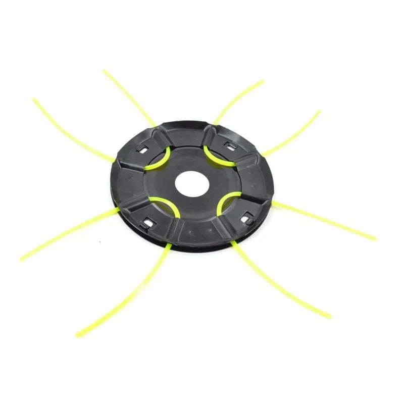 1Stück Stahl Rasenmäherkopf Kostenlos 4 Linien Ersatz Benzin/Lithium Gras Trimmerkopf Entfernen von Garten Unkraut Freischneider Teil