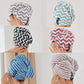 1 Stück Streifen Schnelltrocknendes Haartuch Wrap, Bequemes Schnelltrocknendes Haarturban, Weiches Haartrockentuch, Premium Kopf-Handtuch Wrap, Badezimmerbedarf, Haushaltsbedarf