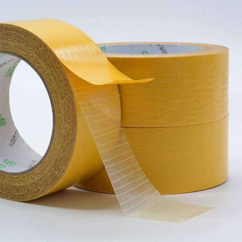 1Stk 50M Vedenpit��v�� seamless carpet flooring mesh fiber carpet grid double-sided adhesive filament.