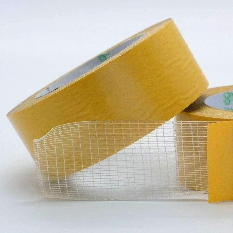 1Stk 50M Vedenpit��v�� seamless carpet flooring mesh fiber carpet grid double-sided adhesive filament.