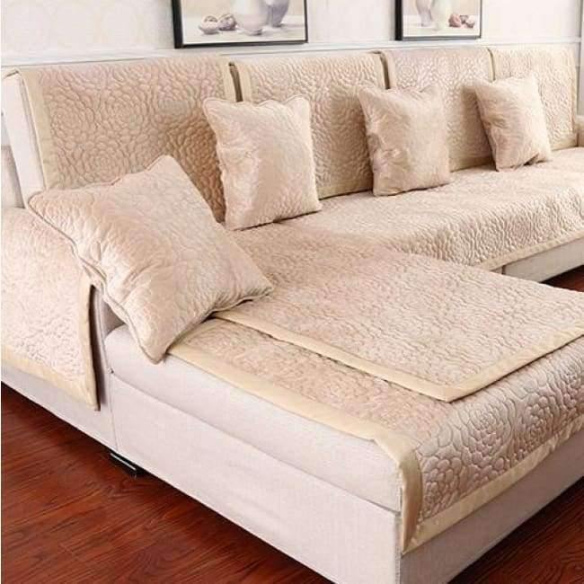 1 Stück Sofa Bezug Handtuch Fleece Stoff Anti-Milben modernes Sofa Handtuch Überzug Sitz Couch Bezug für Wohnzimmer Home Dekoration rutschfest