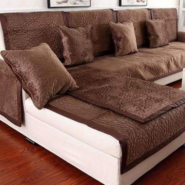 1 Stück Sofa Bezug Handtuch Fleece Stoff Anti-Milben modernes Sofa Handtuch Überzug Sitz Couch Bezug für Wohnzimmer Home Dekoration rutschfest