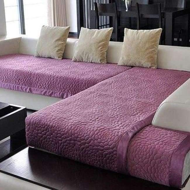 1 Stück Sofa Bezug Handtuch Fleece Stoff Anti-Milben modernes Sofa Handtuch Überzug Sitz Couch Bezug für Wohnzimmer Home Dekoration rutschfest
