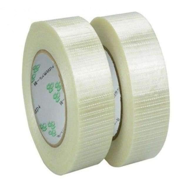 1 pcs / Volume high-strength transparent grid type, fiberglass-reinforced plastic waterproof and abrasion-resistant adhesive tape