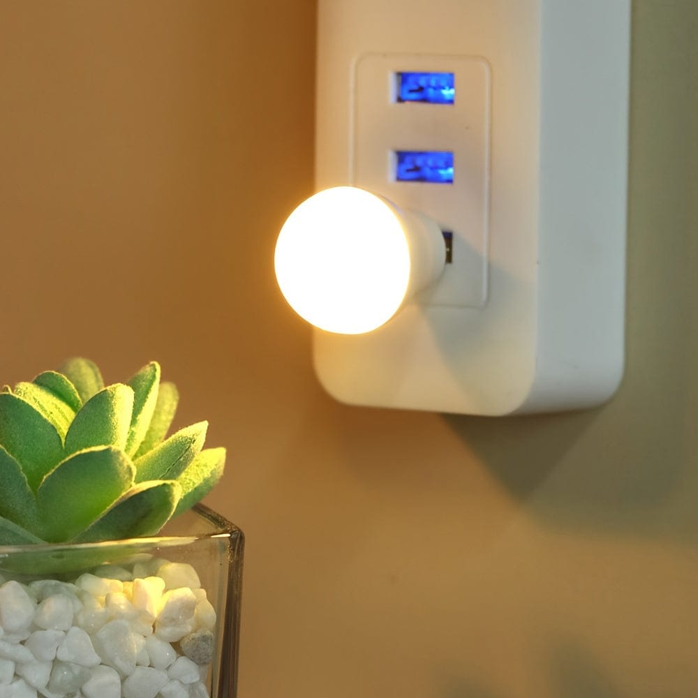 2/3/5 Stück Mini USB Glühbirne, Kleine Nachtlicht mit einzigartigem Design, Tragbare Leuchte Nachtlicht