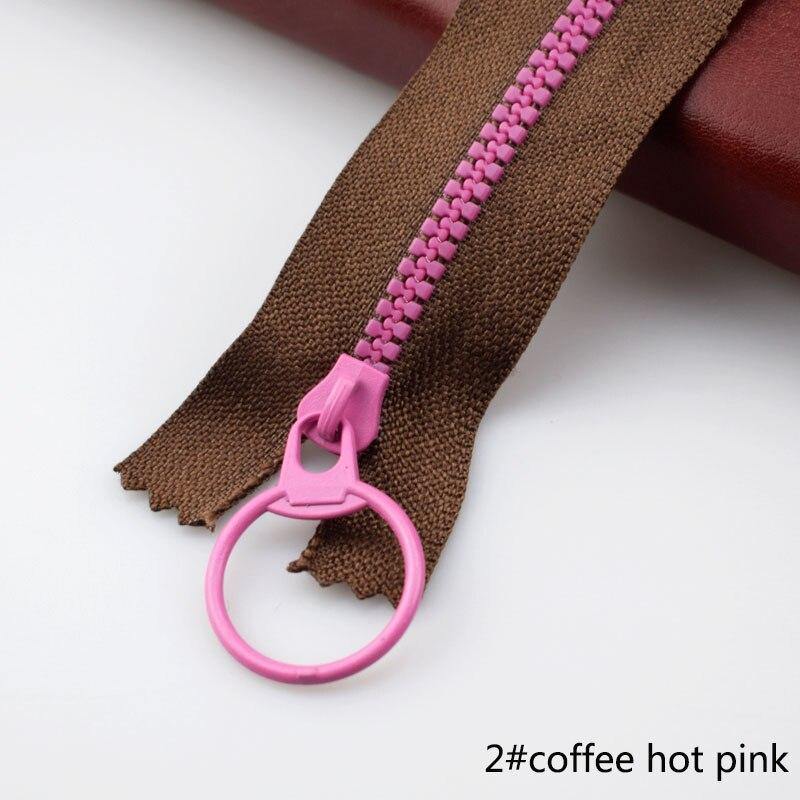 10 pieces Meetee 15-40 cm 3# closed ends resin zipper pull ring zipper slider head for sewing bags wallet purse fabric accessories crafts