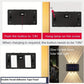 2 Packs Solar Wasserdichte Wandleuchten Außenbereich Dekoration, 6 LED Lichter Warmweiß Skandinavischer Stil Deckbeleuchtung Beleuchtung Außenleuchten, Terrasse, Straße, Landschaftsgestaltung, Zaun, Garage, Garten Wandleuchten