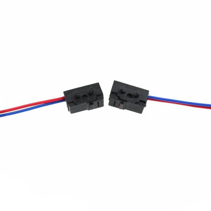 LARBLL 2PCS (Links Und Rechts) Türlicht Oben A Antriebsverbindung Autoschloss Mikroschalter FÜR VW PASST B5 BORA POLO GOLF 4 MK4 Polo