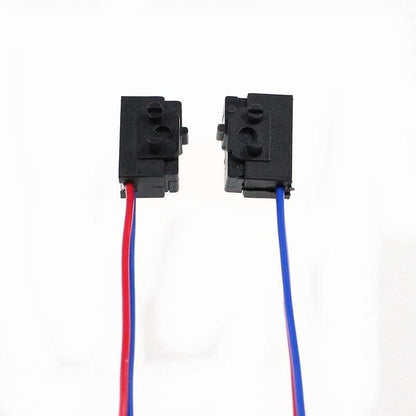 LARBLL 2PCS (Links Und Rechts) Türlicht Oben A Antriebsverbindung Autoschloss Mikroschalter FÜR VW PASST B5 BORA POLO GOLF 4 MK4 Polo