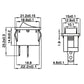10 Stück/Los KCD1 2-Pin 250V 3A SPST Schwarzer Bootsschalter 21*15/15*10 Snap-in ON OFF Wippenschalter