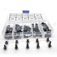 100 Stück / 10 Modelle 6*6 Licht Mikro Touch Switch Sets Druckknopf Schalter Kit, Höhe: 4,3MM - 13MM DIP 4Pin 6x6 Tasten Takt EIN/AUS