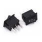 10PCS 3 Pin 3A 250V 10*15mm Schwarzer Knopf Wippenschalter AN AUS AN AC 10X15 Mini Wippenschalter
