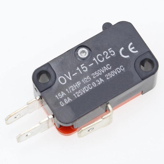 10Stk/Charge Großer Mikroschalter V-15-1C25, Silberner Punkt V-15-IC25 Mikrowelle, Kontakt-Schalter, Kupferpunkt Takt-Schalter