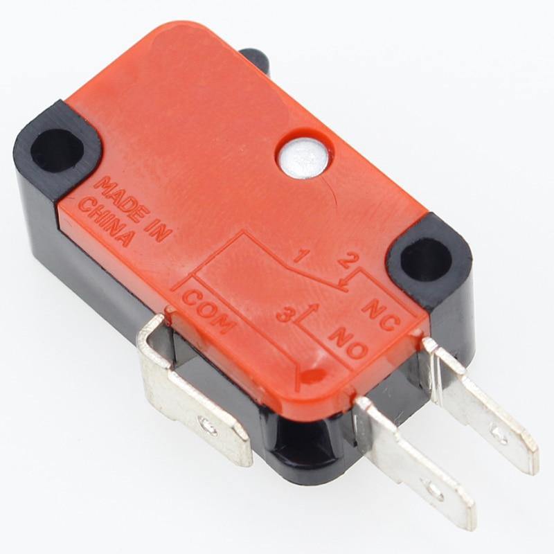 10Stk/Charge Großer Mikroschalter V-15-1C25, Silberner Punkt V-15-IC25 Mikrowelle, Kontakt-Schalter, Kupferpunkt Takt-Schalter