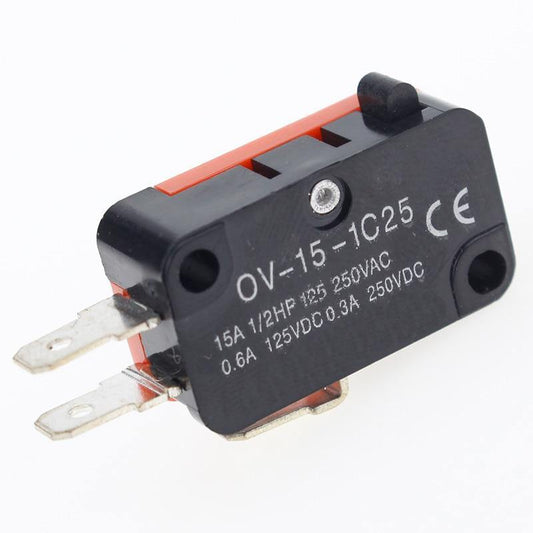 10Stk/Charge Großer Mikroschalter V-15-1C25, Silberner Punkt V-15-IC25 Mikrowelle, Kontakt-Schalter, Kupferpunkt Takt-Schalter