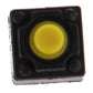10Stück Stummtaste 6*6*7.3mm Silent Switch Drahtlose Maus Verdrahtete Maus Taste Mikro-Schalter Gelber Drucktastenschalter