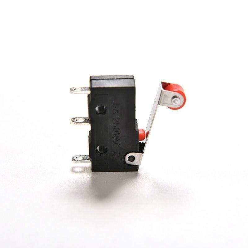 10 Stück Rollerhebelarm PCB-Anschlüsse Mikro-Begrenzung Normal Offen/Schließen Schalter KW12-3