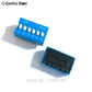10 Stück Schiebeschaltermodul 1 2 3 4 5 6 7 8 10 PIN 2,54 mm Position Weg DIP Pitch Kippschalter Blau Schnappschalter Drehschalter