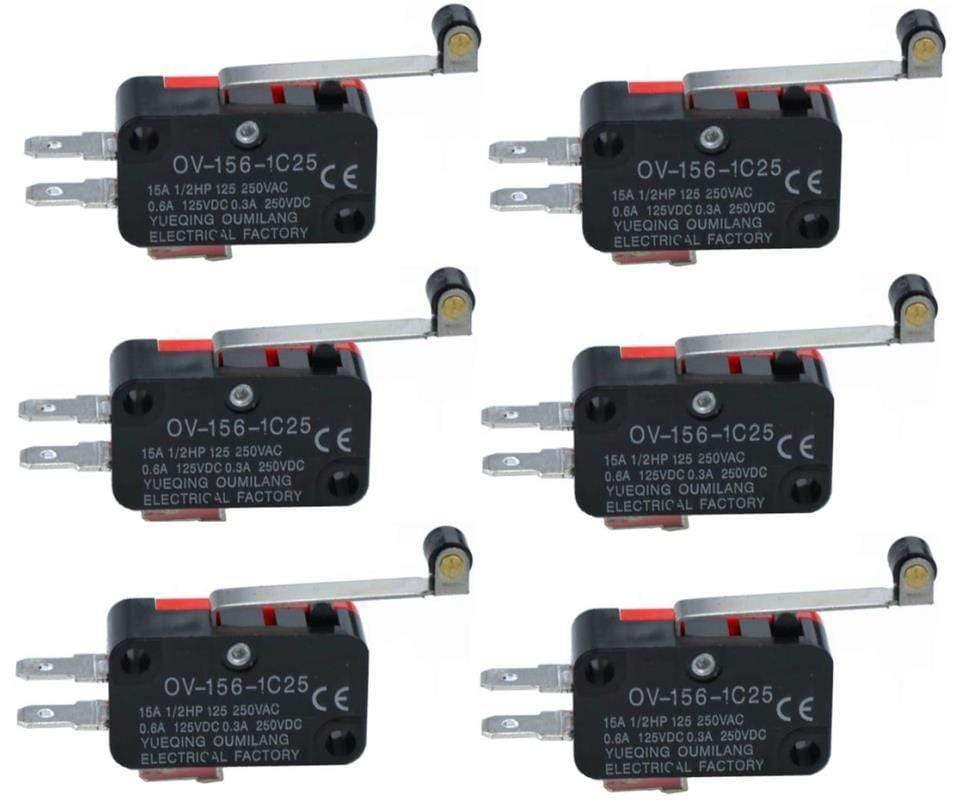 1PCS V-156-1C25 15A Der Mikroschalter, Drucktaster SPDT Momentan Schnappschalter Begrenzungsschalter, Reiseschalter,