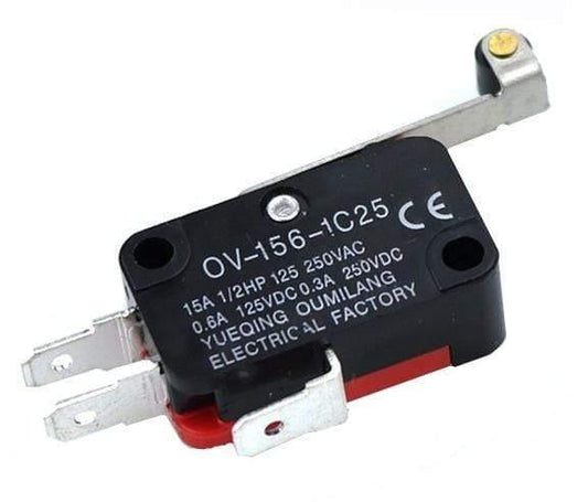 1PCS V-156-1C25 15A Der Mikroschalter, Drucktaster SPDT Momentan Schnappschalter Begrenzungsschalter, Reiseschalter,