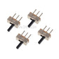 20Pcs SS12D00 Ein-Aus Mini Schiebeschalter 3pin 1P2T 2 Position Hochwertiger Kippschalter Griff Länge: 3MM/4MM/5MM/6MM