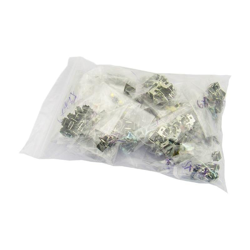 25 Arten - 250 Stück Lichtberührungsschalter-Pack Kleinschlüsselschalter-Mikroschalter-Pack 2*4 3*6 4*4 Druckknopf 6x6 12*12 2.5 3.5 4.3