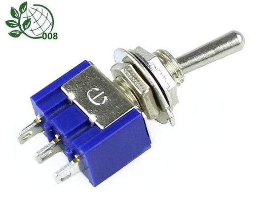 5 Stück MTS-102 AC ON-ON SPDT 2 Position Latching Toggle Switch 6A 125V S Aktion!