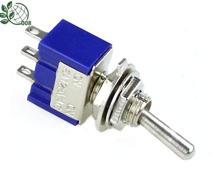 5 Stück MTS-102 AC ON-ON SPDT 2 Position Latching Toggle Switch 6A 125V S Aktion!
