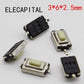 50pcs/lot SMT 3x6x2.5MM 2PIN Taktile Takt Druckknopf Mikro Schalter G73 Selbstrücksetzender Momentan