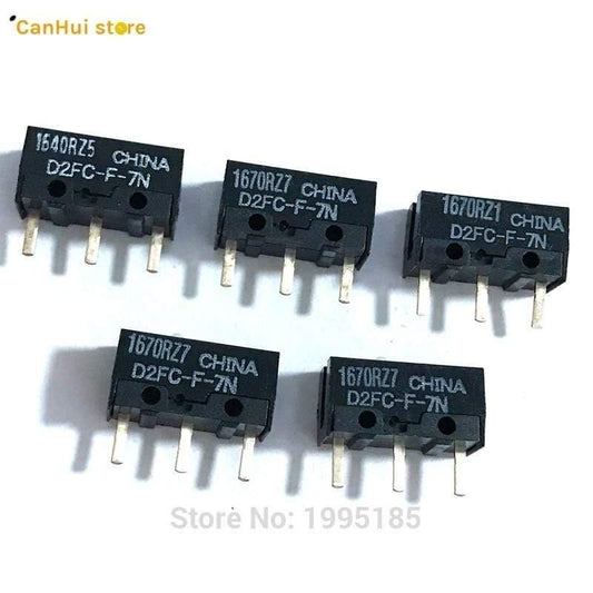 5PCS/LOT Neue Authentische OMRON Maus Mikro Schalter D2FC-F-7N Maus Taste Fretting D2FC-E-7N D2FC