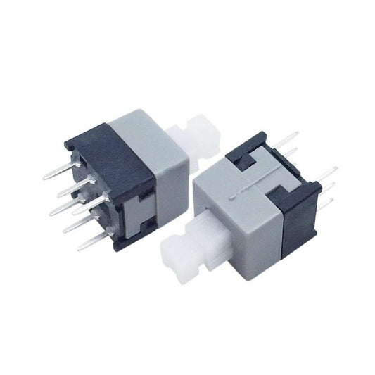 8.5*8.5MM Selbstsperrender Schalter Quadratischer Kopf 3.3X3.3 Doppeltreihig 6 Fuß 3X3 Verbundkonsole Taster Schalter (8.5x8.5 10PCS)