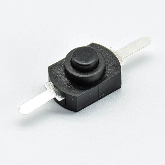10 Stück 1A 30V DC 2A 250V Weiß/Schwarz Latching Ein Aus Mini Taschenlampe Druckknopf Schalter Heiße Verkäufe