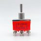 E-TEN1322 Mikroschalter 15A/250V 6 Pin wasserdichter Schalter Kappe Ein-Aus-Ein Miniatur Kippschalter Orange 1PCS (E-TEN1322)