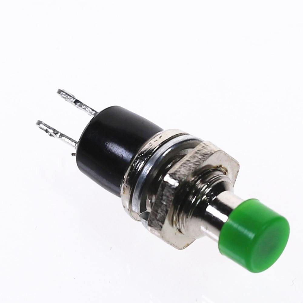 10Stk PBS-110 7MM Momentary Drucktaste Schalter Drücken Sie den Reset-Schalter Momentary EIN AUS Drucktaste Mikroschalter Normalerweise Offen NO