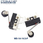 Mikrogrenztaster Momentan Drucktaster 1A 125V AC Maus-Schalter 3Pins Langer Hebelrollenarm SPDT 12* 6 *6mm