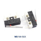 Mikrogrenztaster Momentan Drucktaster 1A 125V AC Maus-Schalter 3Pins Langer Hebelrollenarm SPDT 12* 6 *6mm