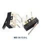 Mikrogrenztaster Momentan Drucktaster 1A 125V AC Maus-Schalter 3Pins Langer Hebelrollenarm SPDT 12* 6 *6mm