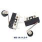 Mikrogrenztaster Momentan Drucktaster 1A 125V AC Maus-Schalter 3Pins Langer Hebelrollenarm SPDT 12* 6 *6mm