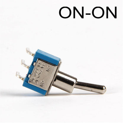 2PCS 6mm Schalter Miniatur Wippschalter Einfachpoliger Doppelwerfer Mini wasserdicht Kappe Smarter Mikroschalter Elektronische Gadgets 6A