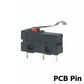 5Stk Mini Mikro Grenzschalter NO NC 3 Pins PCB Anschlüsse SPDT 5A 125V 250V 29mm Rollenbogen Hebel Schnappschalter