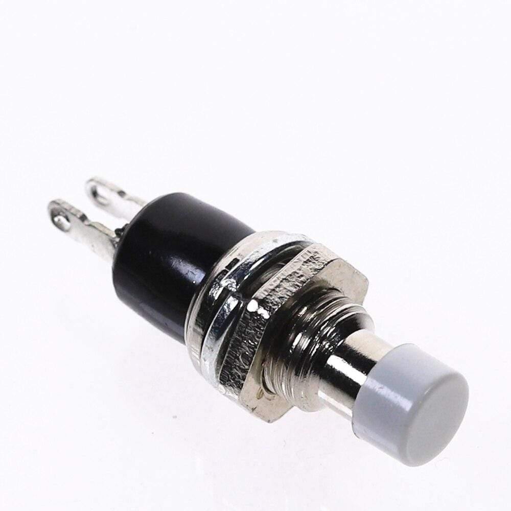 10Stk PBS-110 7MM Momentary Drucktaste Schalter Drücken Sie den Reset-Schalter Momentary EIN AUS Drucktaste Mikroschalter Normalerweise Offen NO