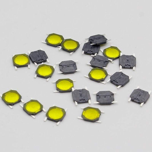 Großhandel 100Stück 4*4*0.8mm 4x4x 0.8MM 4X4X0.8mm taktiler Taster Takt 4-Pin-Schalter Mikroschalter SMD